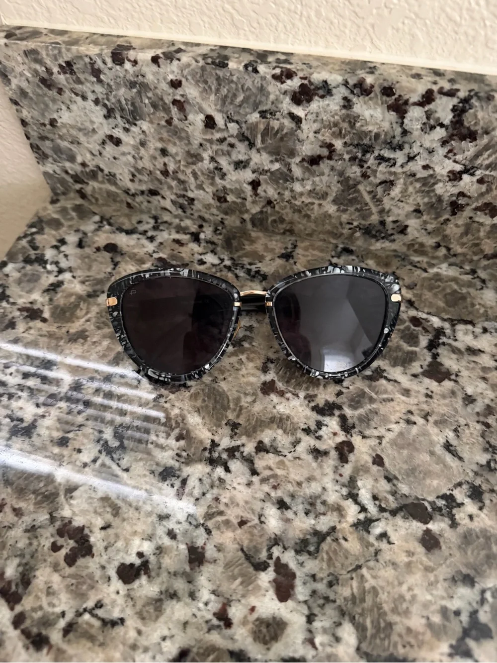 Privé Revaux Black & Gold Cat Eye Sunglasses
